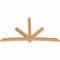 Ekena Millwork Alberta Timber Gable Bracket, Western Red Cedar, 108"W x 63"H x 3 1/2"D x 5 1/2"F, 14/12 Pitch GBW108X63X0406ALB00SWR - alternate 3